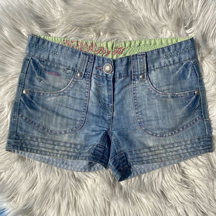 Blugi scurți denim talie joasă S