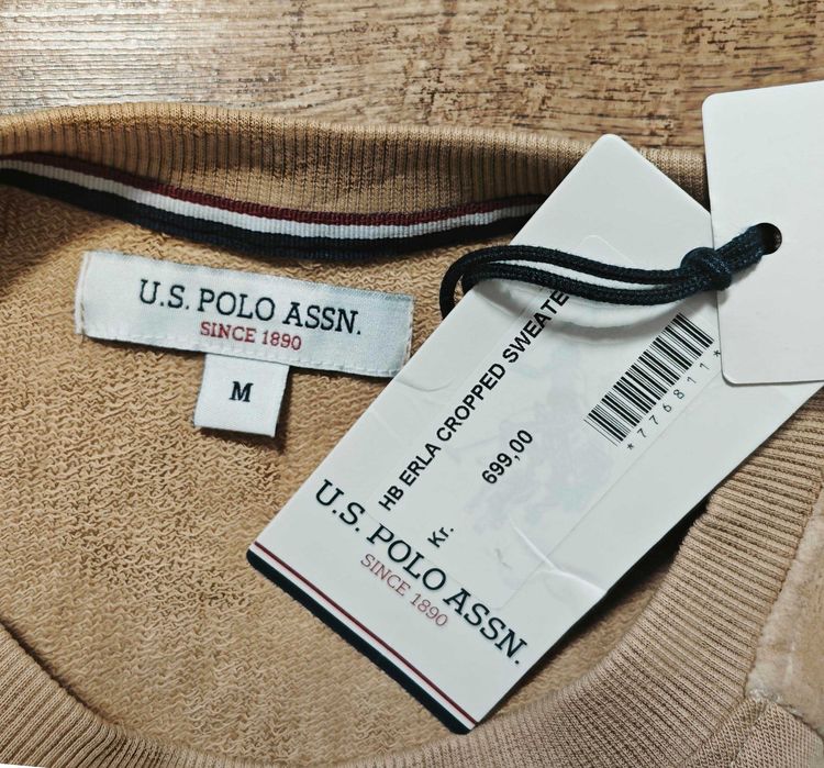 US Polo ASSN Оригинална дамска фланелка / блуза размер М  НОВА