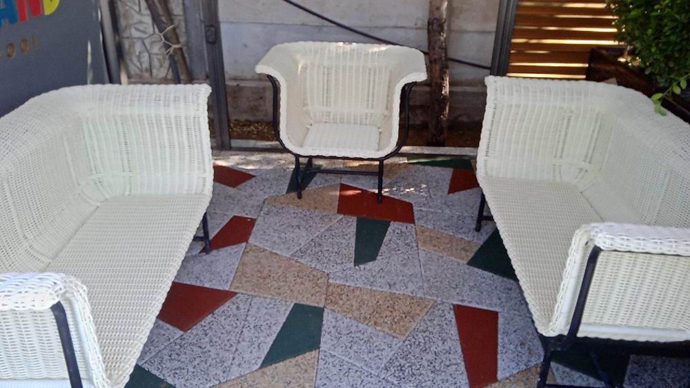 Гранит Брусчатки Каменный ковёр Травертин