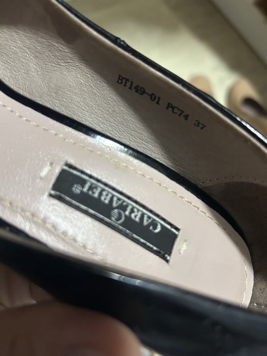 Туфли натуральн кожа лаковый