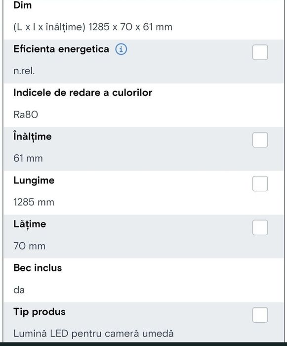 De vînzare 8 bucăți sigilate, 75 Ron bucata, corpuri de iluminat cat a