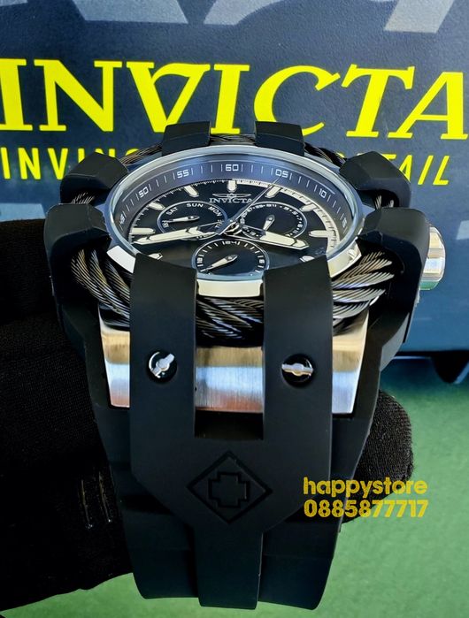 INVICTA Bolt Shock Black 54 mm, Инвикта нов ръчен часовник