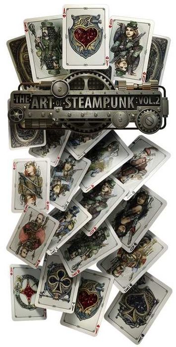 Коллекционные игральные карты Art of Steampunk, размер 7х12см