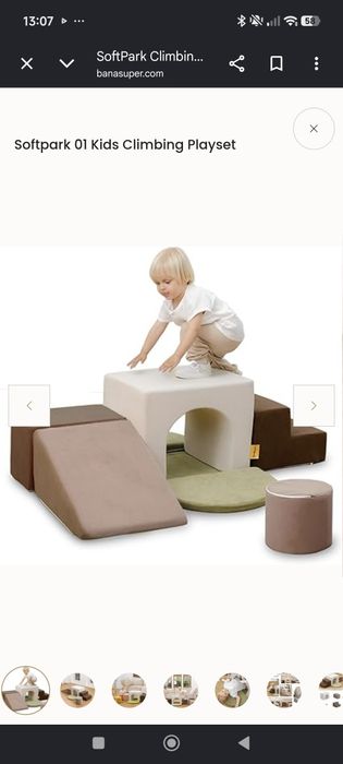 Set de joaca moale Banasuper kids