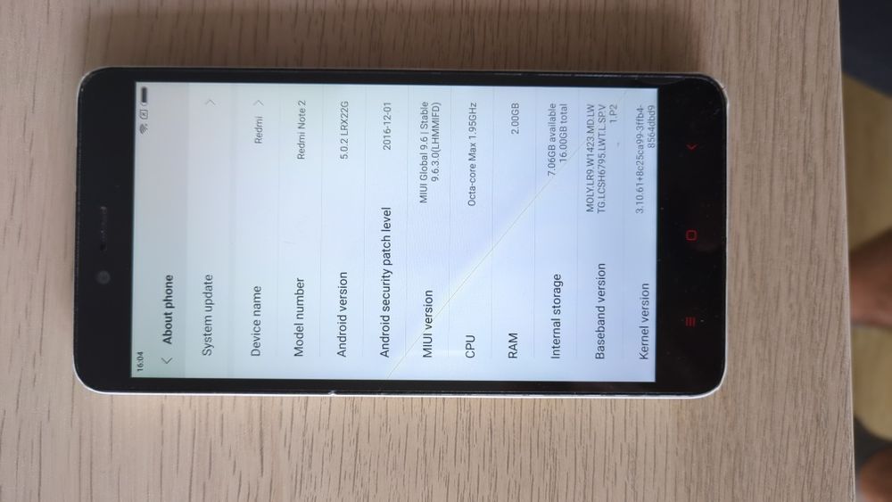 Продавам Xiaomi Redmi Note 2