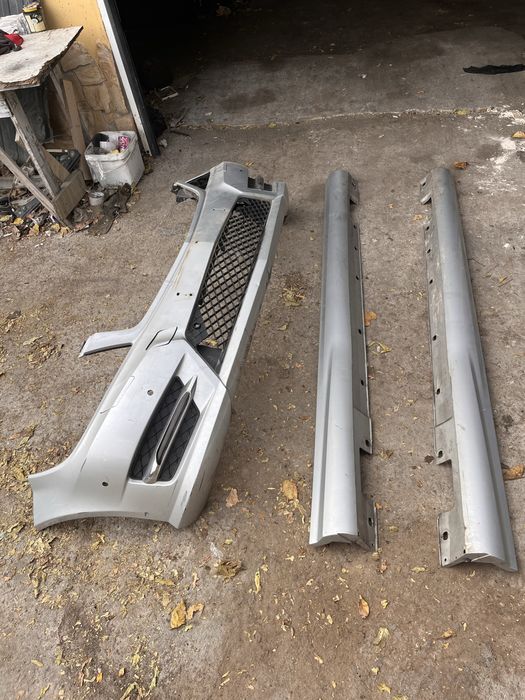 Предна броня и праг Mercedes C W204 AMG Facelift - Оригинална.