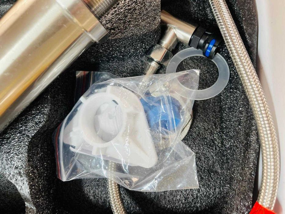 Robinet de bucătărie Lonheo din oțel inoxidabil, rotativ la 360°