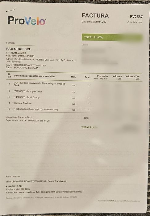 Bare transversale THULE VW Golf 8/8.5