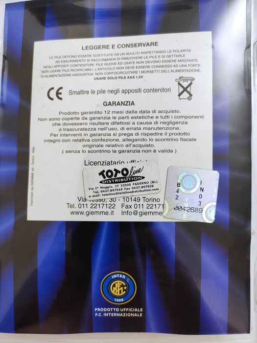 Сувенирное радио .Inter Milan