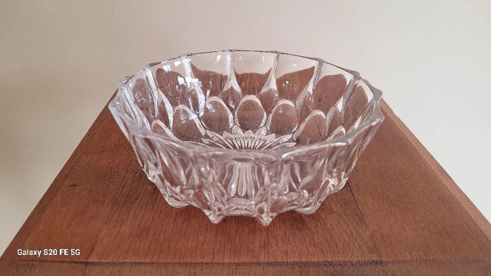 Декоративна кристална винтидж фруктиера  Мурано Италия