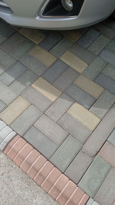 Брусчатка вибропрессованная "Кирпичик"