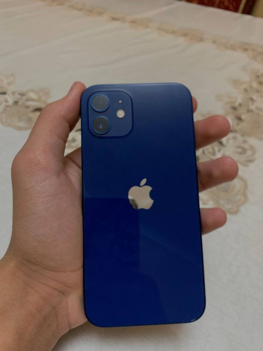 Iphone 12 blue xotira 64 yomkisi 80 radnoy karobka dakument bor