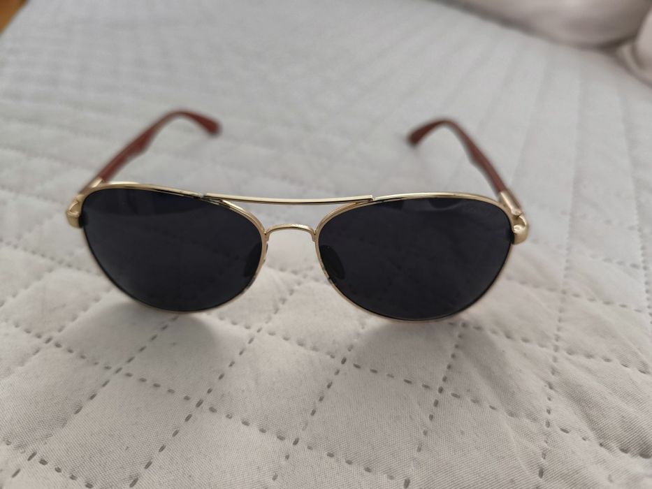 Мъжки слънчеви очила Novatti UV защита, Златист