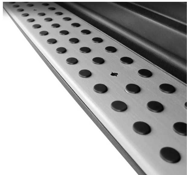 Praguri laterale din aluminiu pentru Mercedes ML W164 / 2006 - 2012