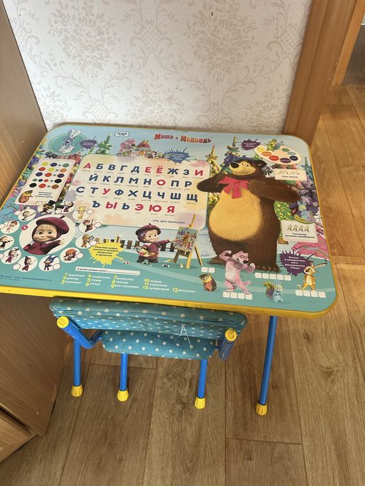 Продам стол со стульчиком детский