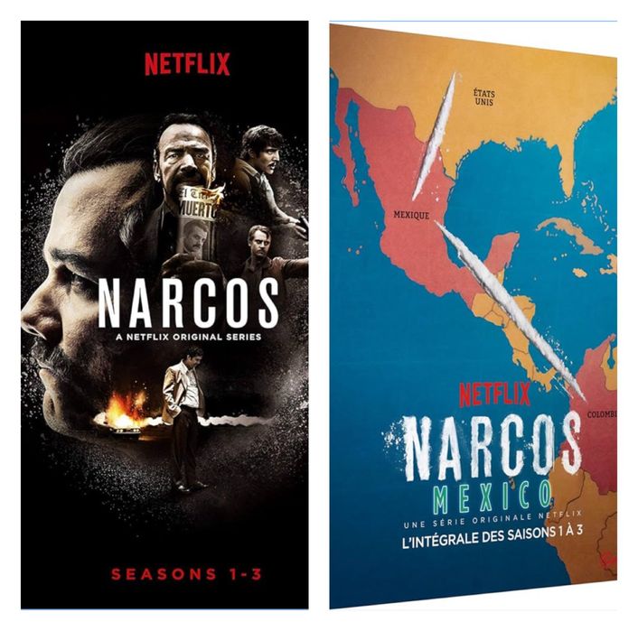 Film Serial Narcos / Narcos Mexico Conplete Collection DVD Originale