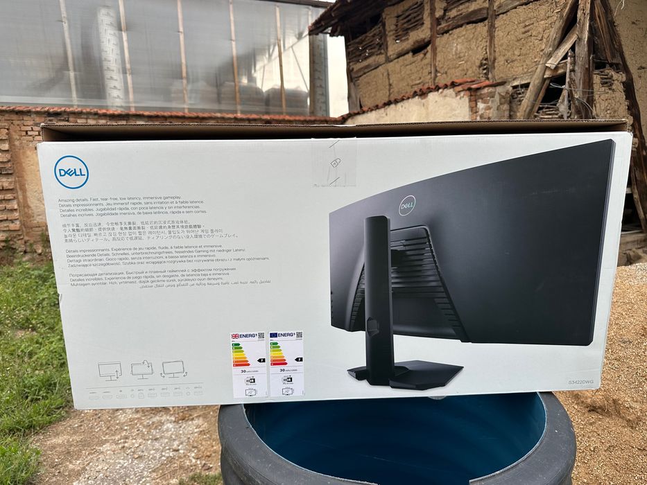 Монитор Dell S3422DWG – 34” Curved Gaming