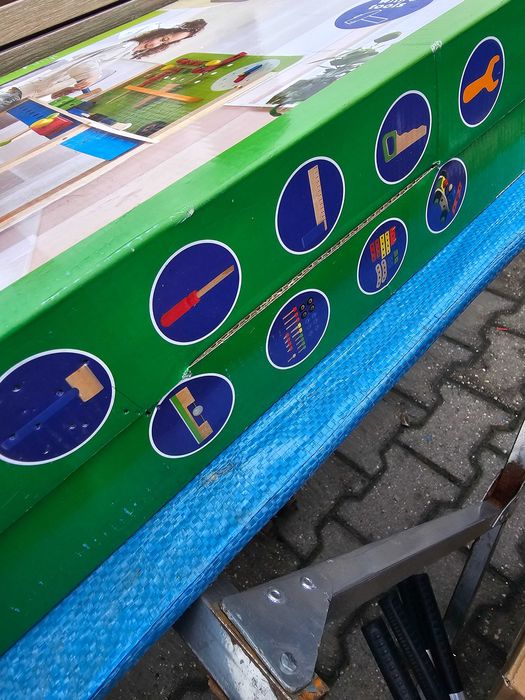 Banc de lucru lemn nou in cutie