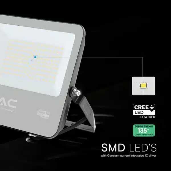 LED Прожектор 100W V-tac с CREE диоди 11480 лумена - 6 години гаранция