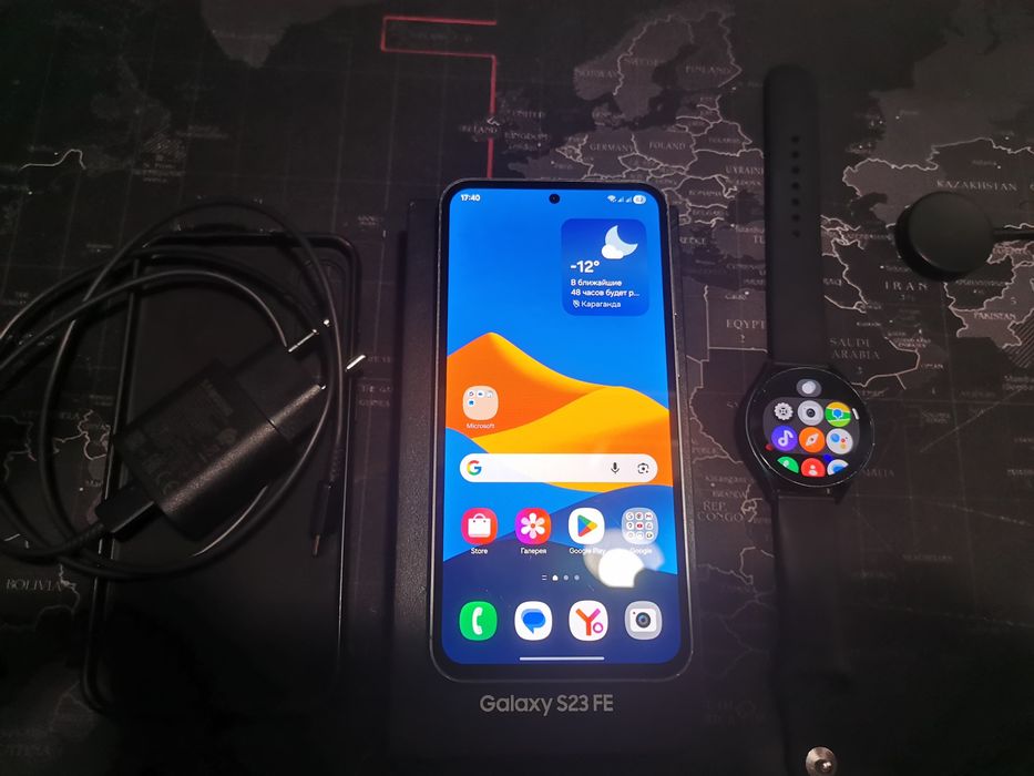 Обменяю Samsung s23 fe 128GB, на iPhone .