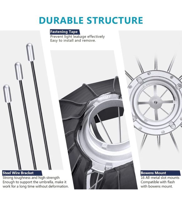 105см. Софтбокс. Параболичен. Бюти диш. Светкавица. Godox.