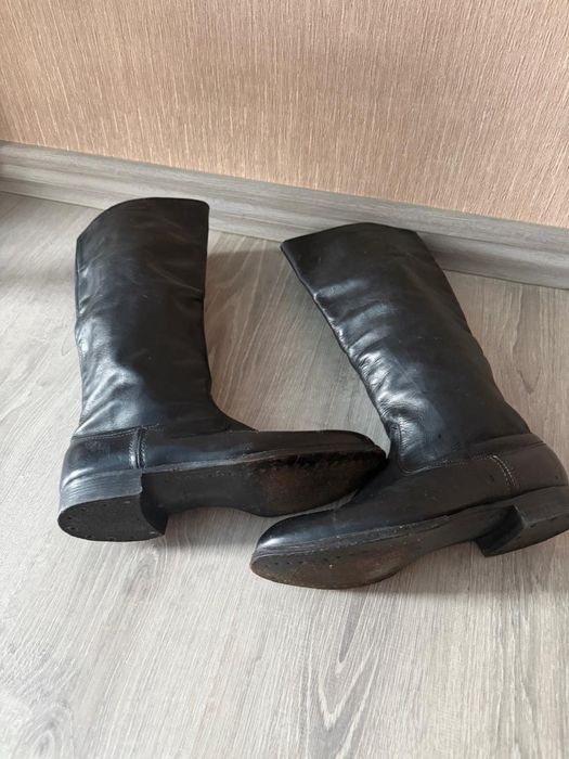 Советский хромовый сапоги