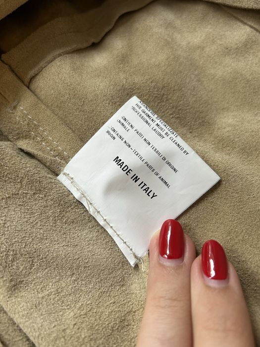 Jacheta din piele intoarsa