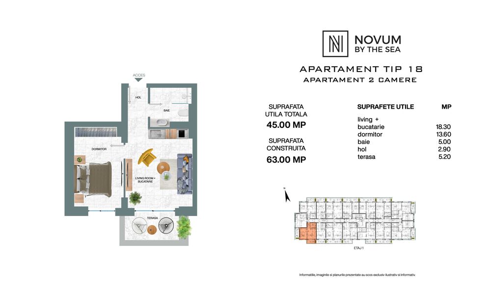 Apartamente de vanzare la mare, Olimp- Novum by the Sea