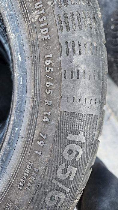 4бр гуми 165 65 14 континентал