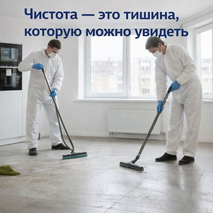 Уборка квартир и домов.