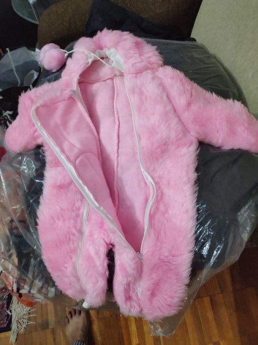 Детский меховой комбез, 0 - 1 год