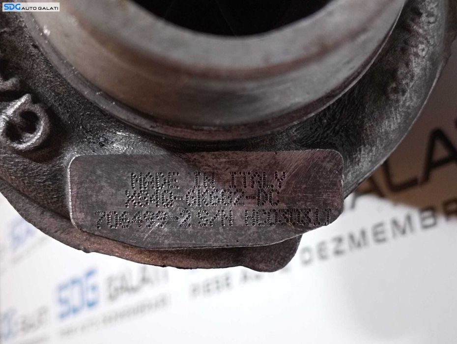 Turbo Turbina Turbosuflanta Ford Focus 1 1.8 TDDI 55 66 KW C9DC C9DA C9DB BHDA BHDB 1998 - 2004 Cod XS4Q-6K682-DC [M6863]