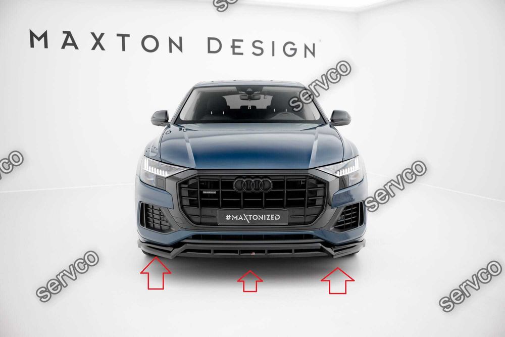 Prelungire bara fata Audi Q8 Mk1 2018-2023 v9 - Maxton Design