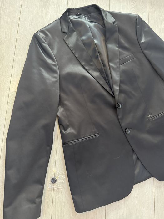 Sacou Zara Man Original - Tailored Fit - Negru Lucios