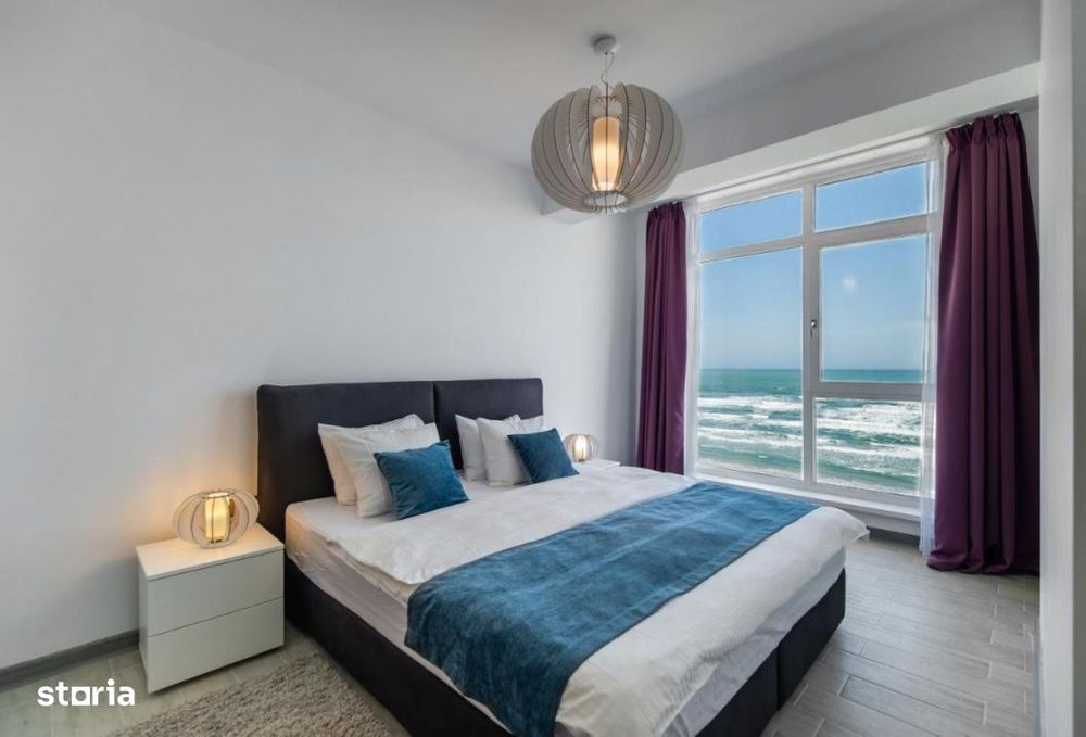 Alezzi Beach | Apartament cu vedere frontala , prima linie pe plaja