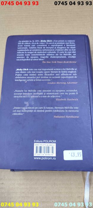 carte carti MOBY DICK herman melville cartonata