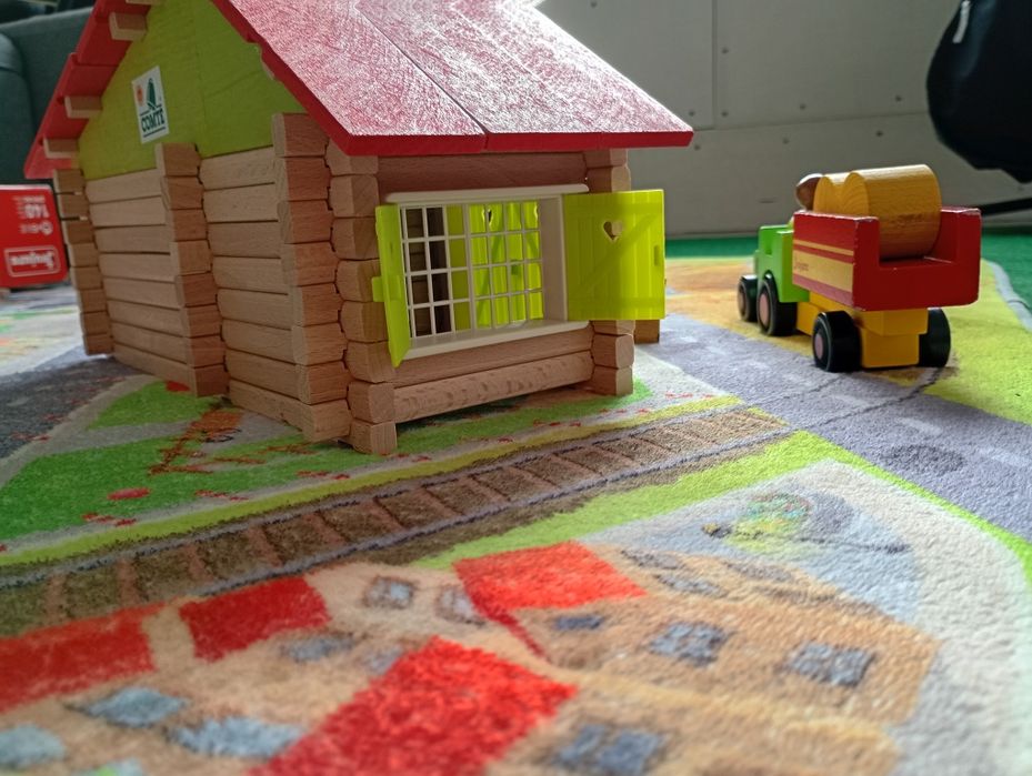 Lego Construcții lemn 140 piese