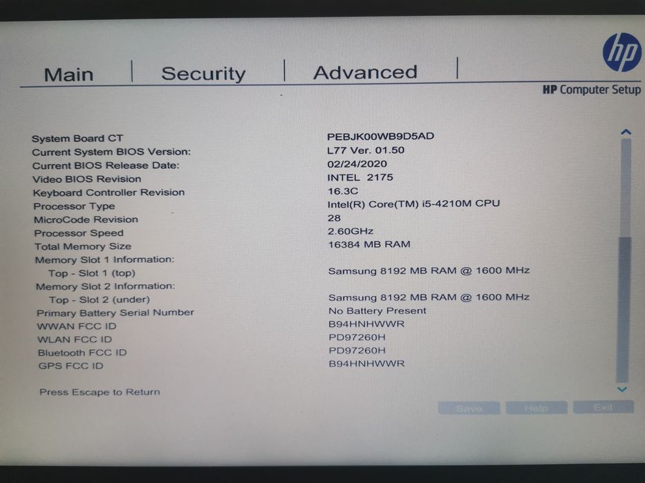 Laptop HP ProBook 650 G1