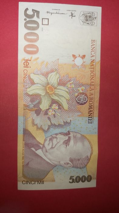 Bacnota 5.000lei an 1998