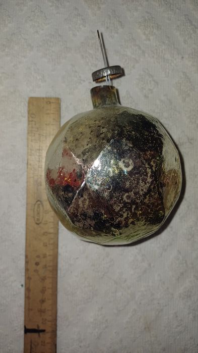 Елочные ёлочные игрушки СССР из стекла стекляная подвесная