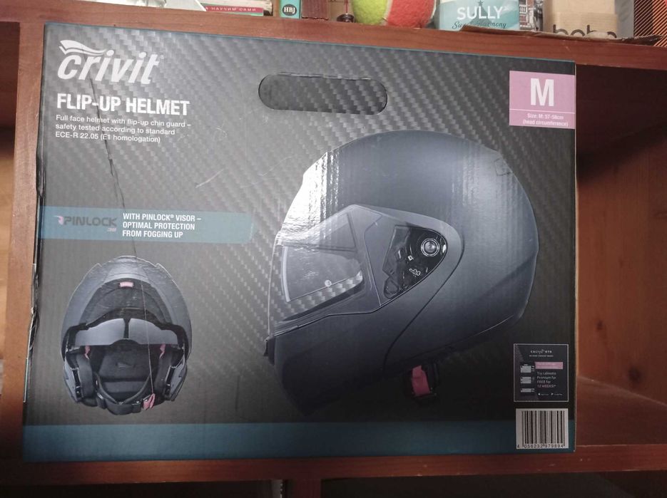 Каска за мотор Crivit Flip-up Helmet M