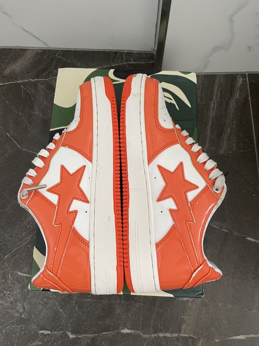 Adidasi Bapesta Portocalii