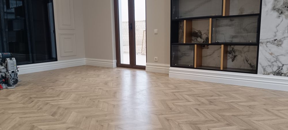 Ламинад таркет, паркет пол копламаси терамиз