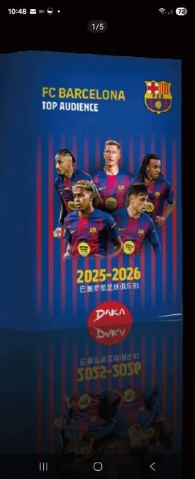 Daka 2025-2026  cartonase sportive Real Madrid și Barcelona.Livreare gratuită în București.