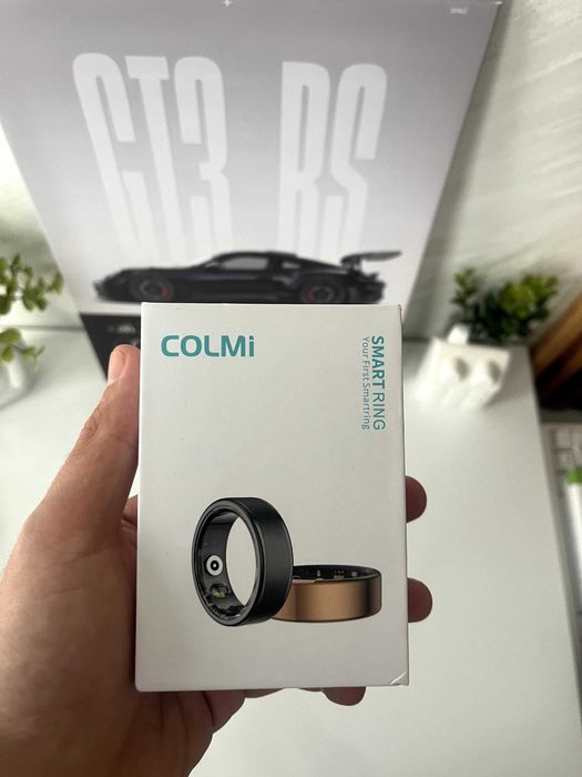 Smart Ring Colmi - Смарт Пръстен Colmi - Смарт Пръстен с Приложение за Телефона - Работи с Apple Health и Health Connect - Чисто Нов (размер 8)