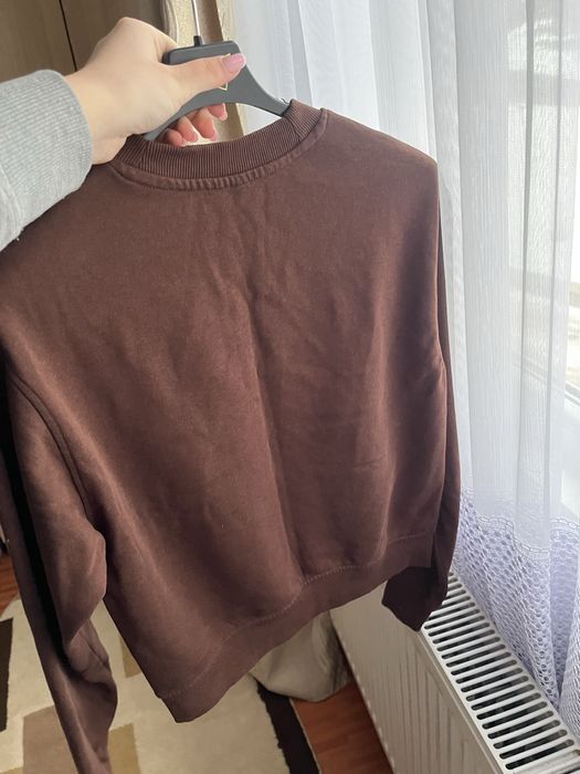Bluza cu maneca lunga maro H&M