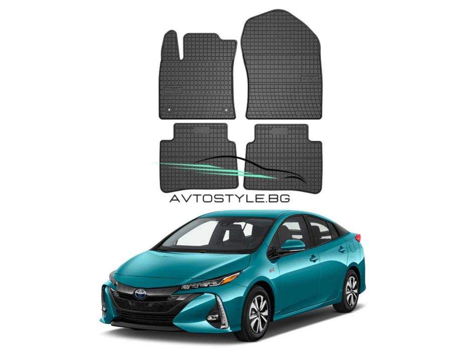 Гумени стелки зa Toyota Prius 2016-2022 г., Frogum - El Toro