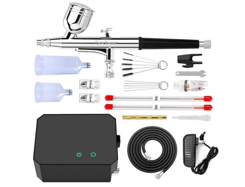 Нов! Комплект аерограф Gocheer ( Airbrush Set)