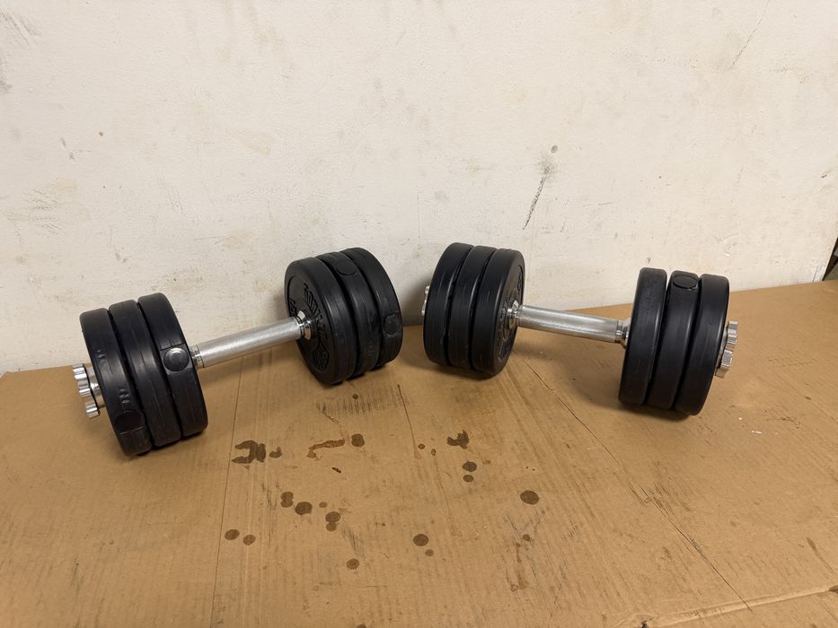 Gantere reglabile noi set 20 kg. 10 kg+10 kg=20 kg pret promo 120 lei
