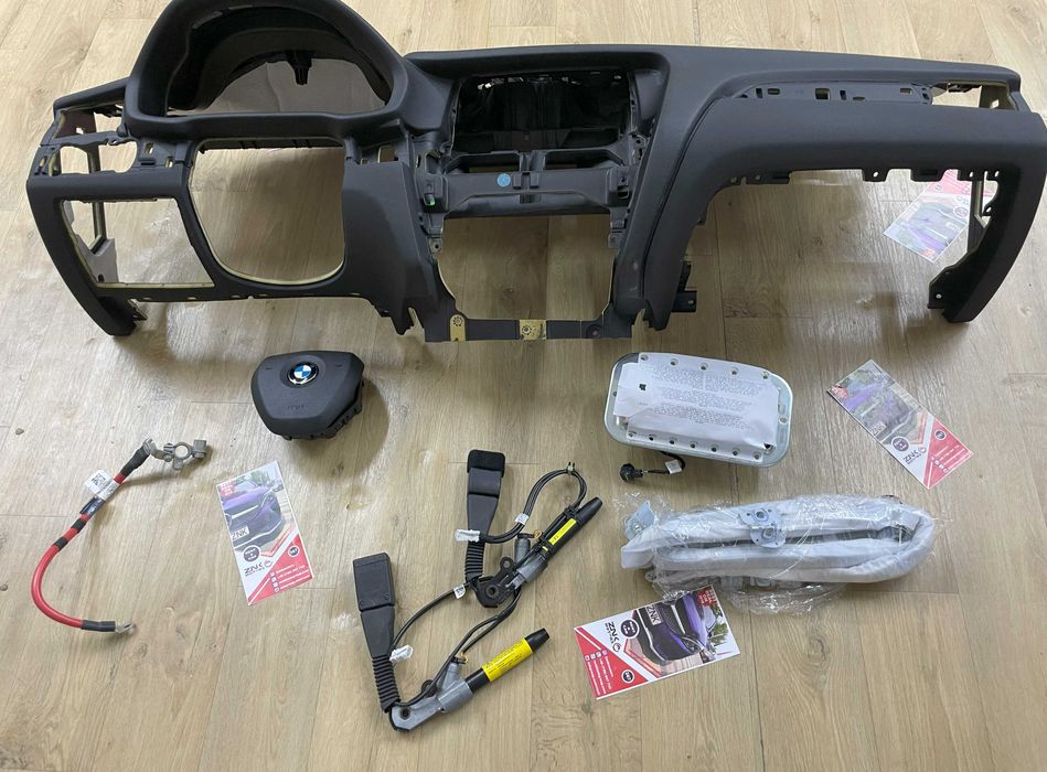 BMW X3 X4 plansa de bord - kit airbag volan pasager cortina  - centuri
